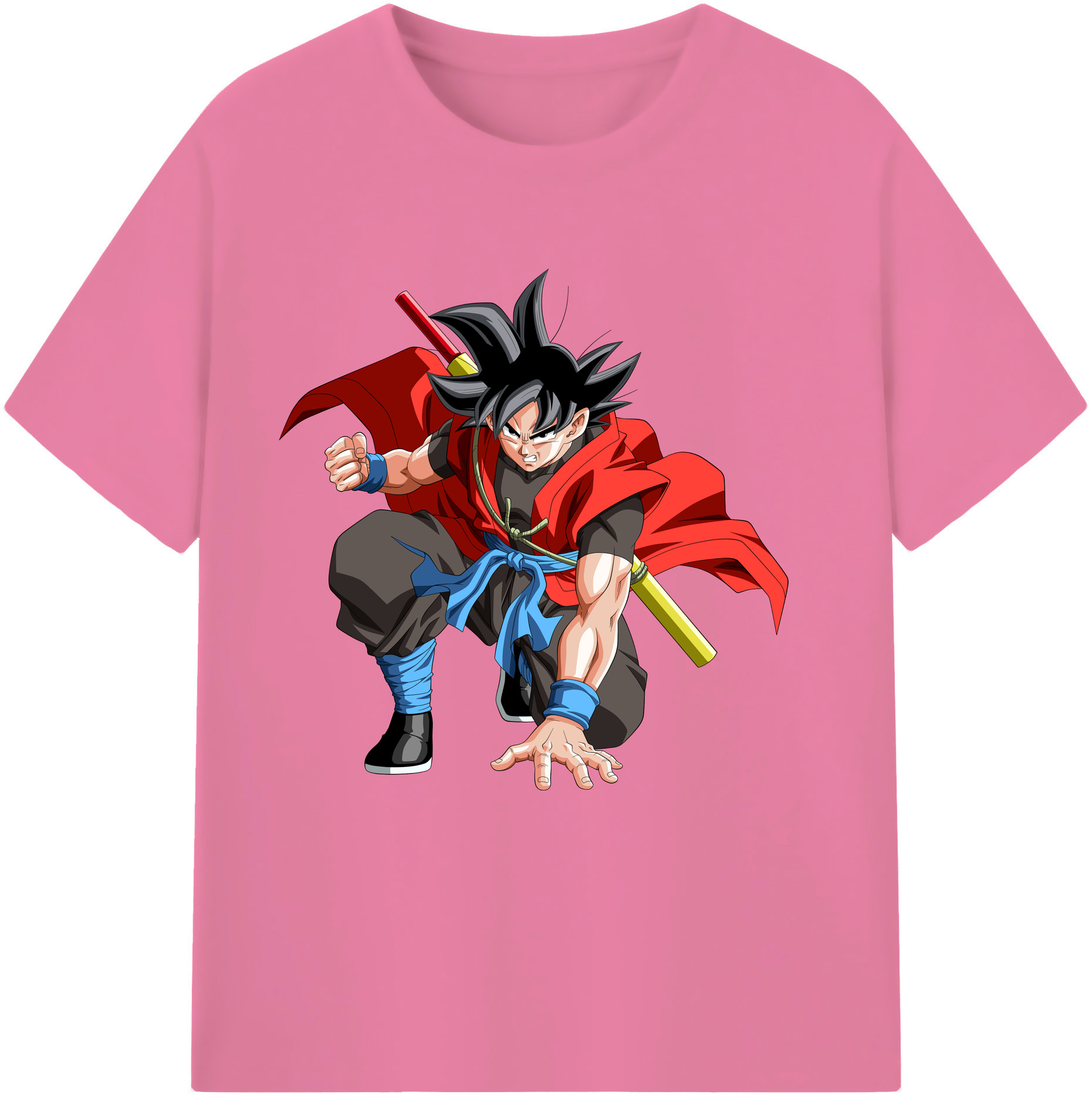 （画像用） ドラゴンボール 孫悟空（そん ごくう）Son Goku カカロット DRAGON BALL Kakarotto 綿100％半袖Tシャツ（フロントプリント）